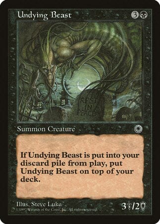 Undying Beast [Portal] MTG Single Magic: The Gathering  | Multizone: Comics And Games