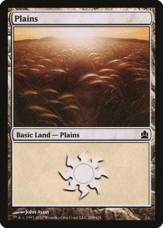 Plains (299) [Commander 2011] MTG Single Magic: The Gathering  | Multizone: Comics And Games