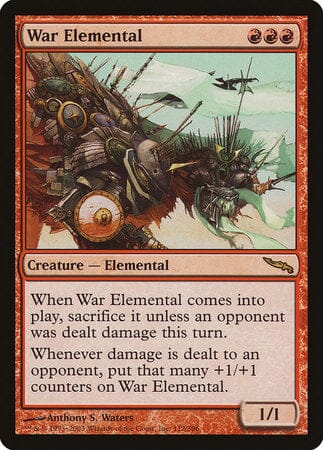 War Elemental [Mirrodin] MTG Single Magic: The Gathering  | Multizone: Comics And Games