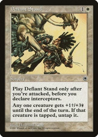 Defiant Stand [Portal] MTG Single Magic: The Gathering  | Multizone: Comics And Games