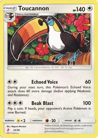 Toucannon (22/30) [Sun & Moon: Trainer Kit - Lycanroc] Pokemon Single Pokémon  | Multizone: Comics And Games
