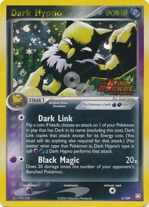 Dark Hypno (6/109) (Stamped) [EX: Team Rocket Returns] Pokemon Single Pokémon  | Multizone: Comics And Games