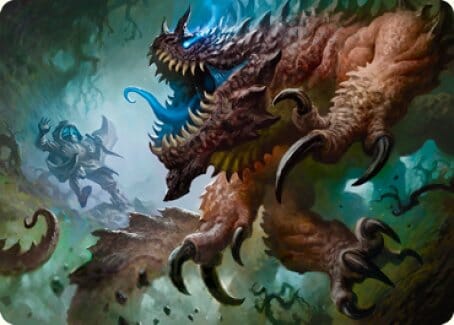 Basilisk Art Card [Dungeons & Dragons: Adventures in the Forgotten Realms Art Series] MTG Single Magic: The Gathering  | Multizone: Comics And Games