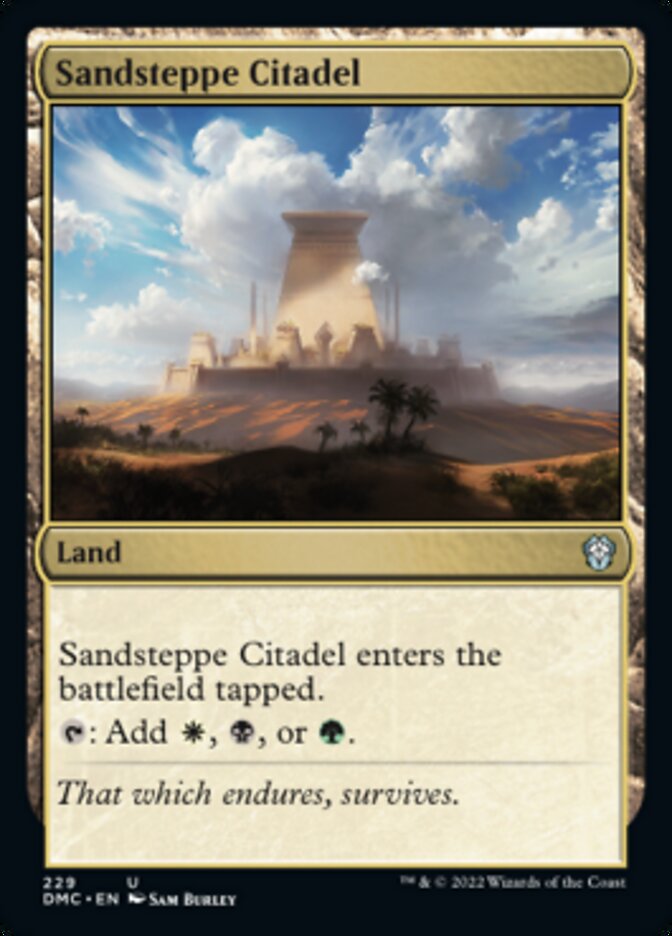 Sandsteppe Citadel [Dominaria United Commander] | Multizone: Comics And Games