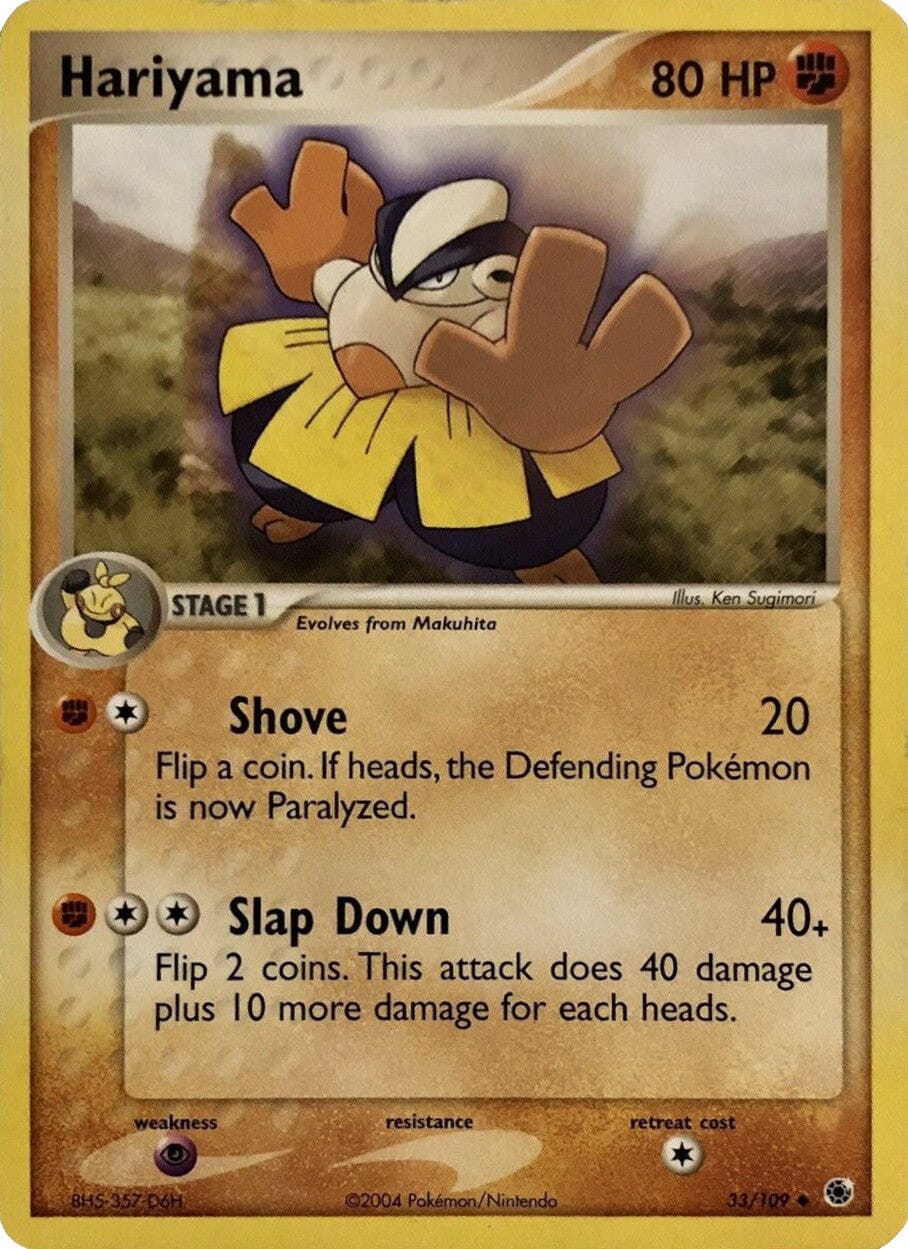 Hariyama (33/109) [EX: Battle Stadium] Pokemon Single Pokémon  | Multizone: Comics And Games
