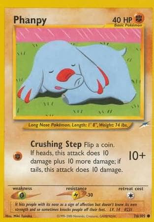 Phanpy (76/105) [Neo Destiny Unlimited] Pokemon Single Pokémon  | Multizone: Comics And Games