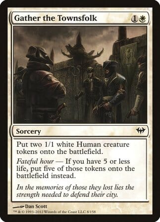 Gather the Townsfolk [Dark Ascension] MTG Single Magic: The Gathering  | Multizone: Comics And Games
