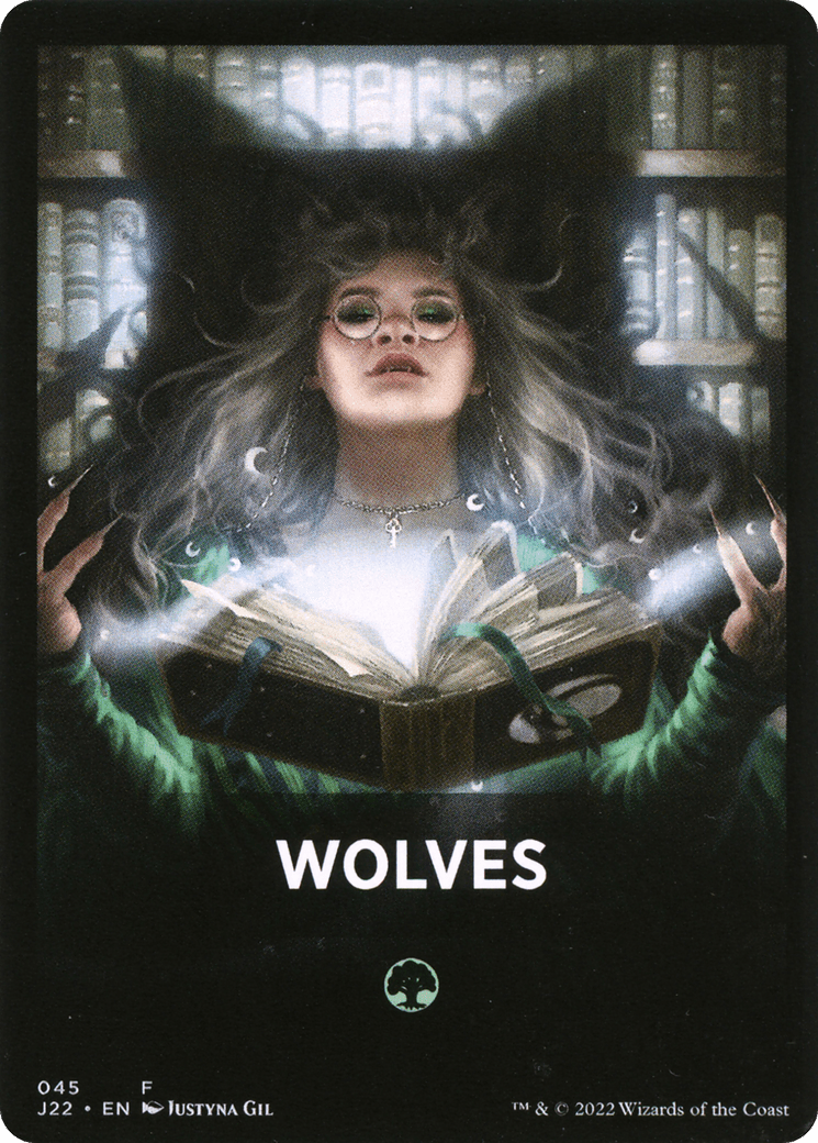 Wolves Theme Card [Jumpstart 2022 Front Cards] MTG Single Magic: The Gathering  | Multizone: Comics And Games