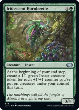 Iridescent Hornbeetle [Jumpstart 2022] MTG Single Magic: The Gathering  | Multizone: Comics And Games