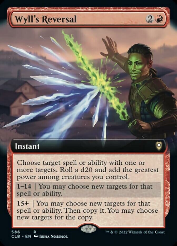 Wyll's Reversal (Extended Art) [Commander Legends: Battle for Baldur's Gate] MTG Single Magic: The Gathering  | Multizone: Comics And Games