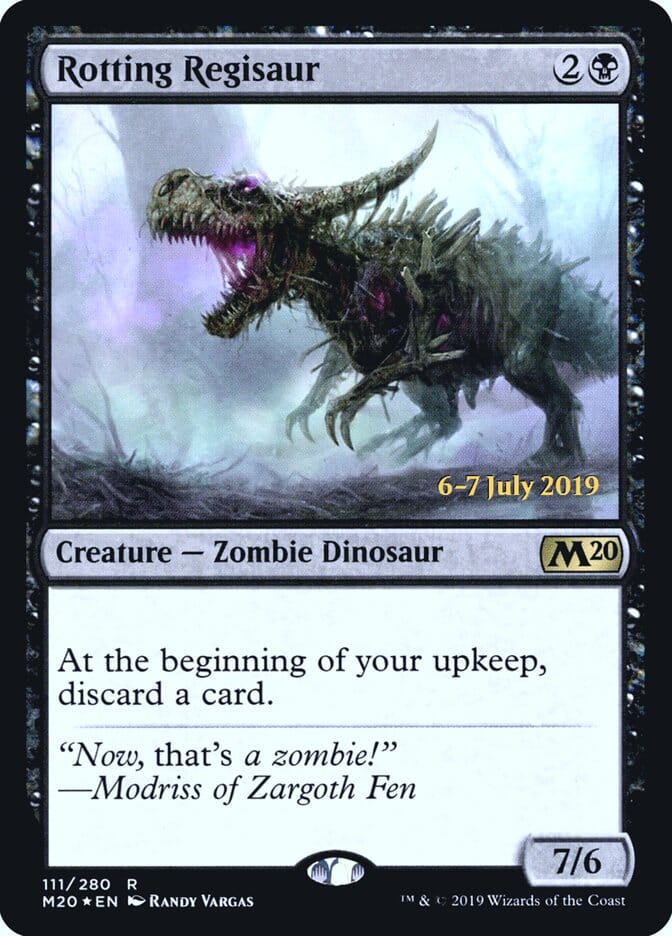 Rotting Regisaur [Core Set 2020 Prerelease Promos] MTG Single Magic: The Gathering  | Multizone: Comics And Games