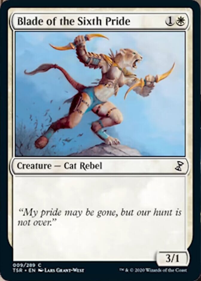 Blade of the Sixth Pride [Time Spiral Remastered] MTG Single Magic: The Gathering  | Multizone: Comics And Games