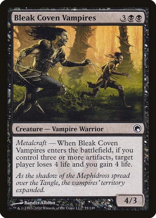 Bleak Coven Vampires [Scars of Mirrodin] MTG Single Magic: The Gathering  | Multizone: Comics And Games
