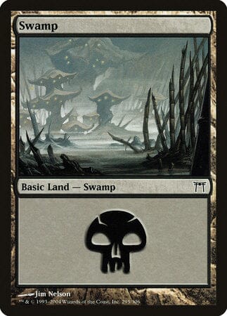 Swamp (295) [Champions of Kamigawa] MTG Single Magic: The Gathering  | Multizone: Comics And Games