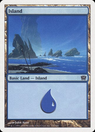 Island (336) [Ninth Edition] MTG Single Magic: The Gathering  | Multizone: Comics And Games