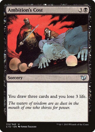 Ambition's Cost [Commander 2015] MTG Single Magic: The Gathering  | Multizone: Comics And Games