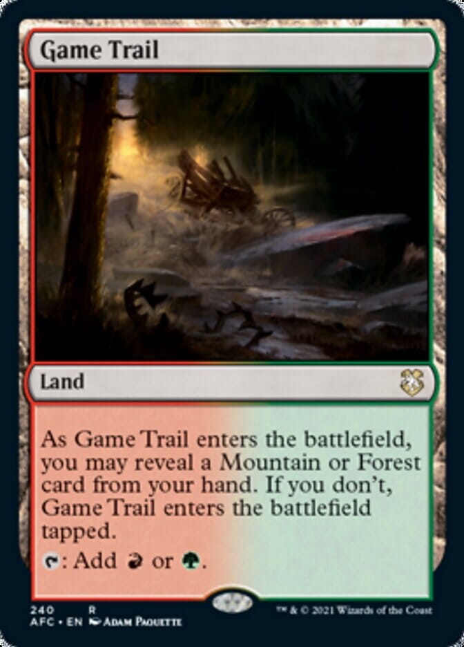 Game Trail [Dungeons & Dragons: Adventures in the Forgotten Realms Commander] MTG Single Magic: The Gathering  | Multizone: Comics And Games