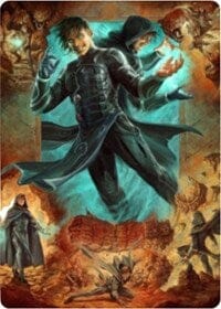 Jace, Mirror Mage 2 Art Card [Zendikar Rising Art Series] MTG Single Magic: The Gathering  | Multizone: Comics And Games