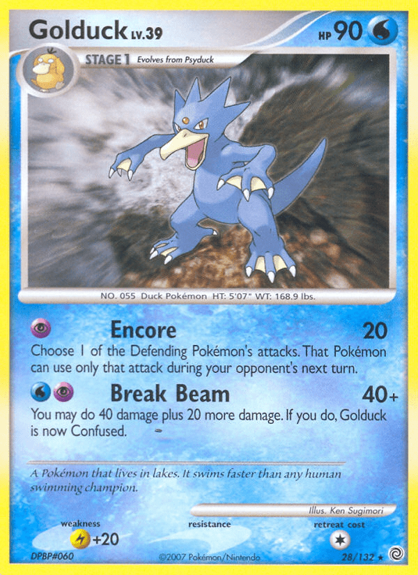 Golduck (28/132) [Diamond & Pearl: Secret Wonders] Pokemon Single Pokémon  | Multizone: Comics And Games