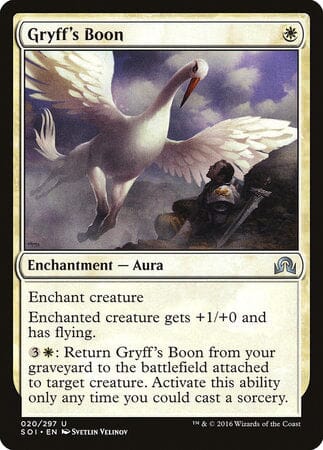 Gryff's Boon [Shadows over Innistrad] MTG Single Magic: The Gathering  | Multizone: Comics And Games