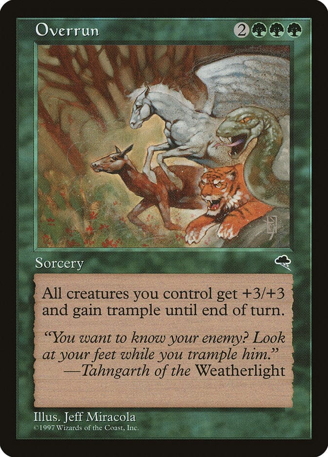 Overrun [Tempest] MTG Single Magic: The Gathering  | Multizone: Comics And Games