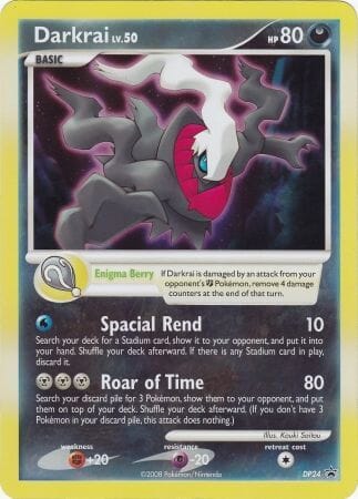 Darkrai (DP24) (Jumbo Card) [Diamond & Pearl: Black Star Promos] Pokemon Single Pokémon  | Multizone: Comics And Games