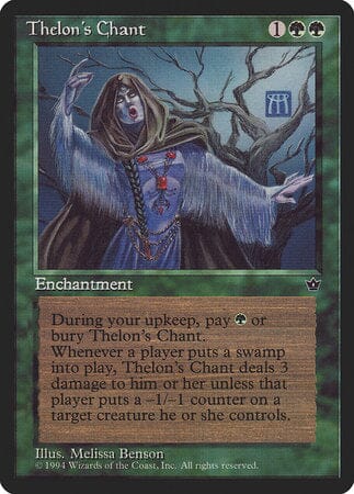 Thelon's Chant [Fallen Empires] MTG Single Magic: The Gathering  | Multizone: Comics And Games