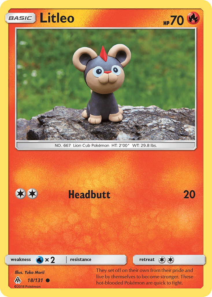 Litleo (18/131) [Sun & Moon: Forbidden Light] Pokemon Single Pokémon  | Multizone: Comics And Games