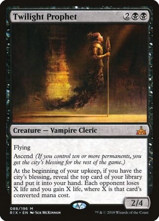 Twilight Prophet [Rivals of Ixalan] MTG Single Magic: The Gathering  | Multizone: Comics And Games