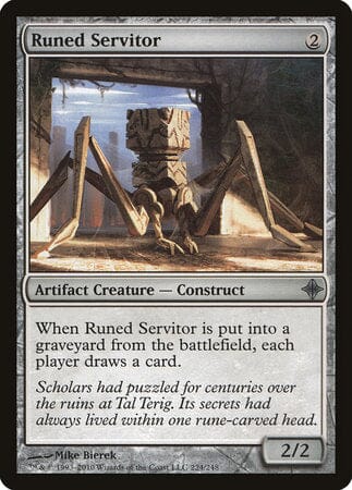 Runed Servitor [Rise of the Eldrazi] MTG Single Magic: The Gathering  | Multizone: Comics And Games