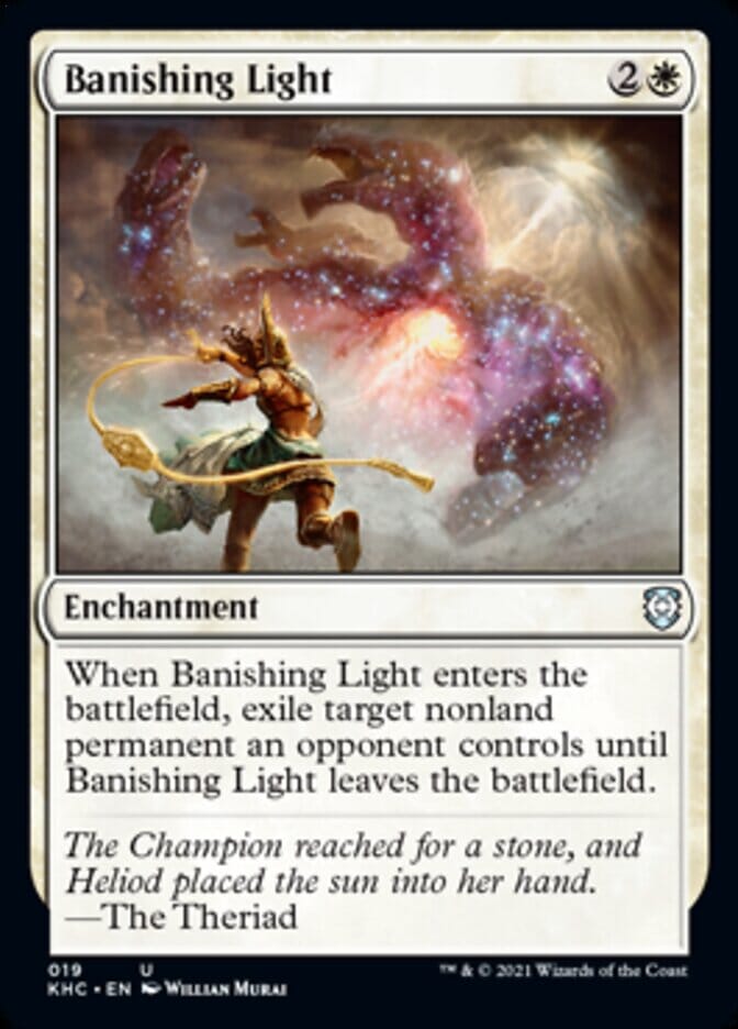 Banishing Light [Kaldheim Commander] MTG Single Magic: The Gathering  | Multizone: Comics And Games