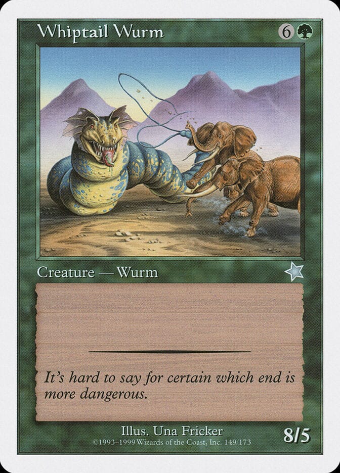 Whiptail Wurm [Starter 1999] MTG Single Magic: The Gathering  | Multizone: Comics And Games