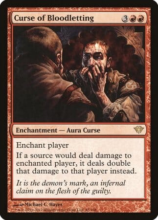 Curse of Bloodletting [Dark Ascension] MTG Single Magic: The Gathering  | Multizone: Comics And Games