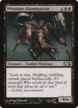 Minotaur Abomination [Magic 2014] MTG Single Magic: The Gathering  | Multizone: Comics And Games