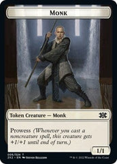 Wrenn and Six Emblem // Monk Double-sided Token [Double Masters 2022 Tokens] MTG Single Magic: The Gathering  | Multizone: Comics And Games