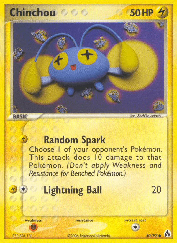 Chinchou (50/92) [EX: Legend Maker] Pokemon Single Pokémon  | Multizone: Comics And Games