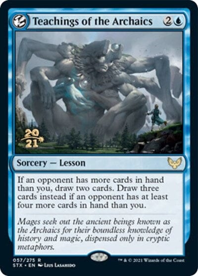 Teachings of the Archaics [Strixhaven: School of Mages Prerelease Promos] MTG Single Magic: The Gathering  | Multizone: Comics And Games