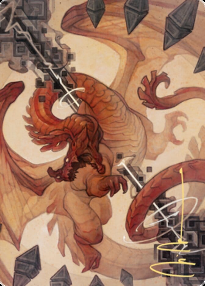 Soul Shatter Art Card (Gold-Stamped Signature) [Zendikar Rising Art Series] MTG Single Magic: The Gathering  | Multizone: Comics And Games