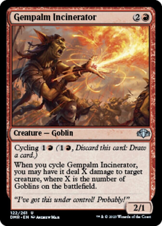 Gempalm Incinerator [Dominaria Remastered] MTG Single Magic: The Gathering  | Multizone: Comics And Games