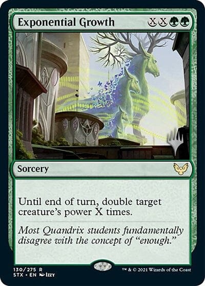 Exponential Growth (Promo Pack) [Strixhaven: School of Mages Promos] MTG Single Magic: The Gathering  | Multizone: Comics And Games