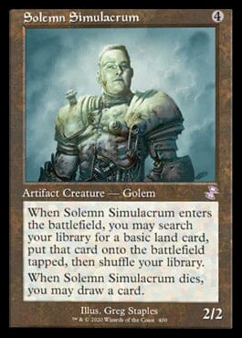 Solemn Simulacrum (Timeshifted) [Time Spiral Remastered] MTG Single Magic: The Gathering  | Multizone: Comics And Games