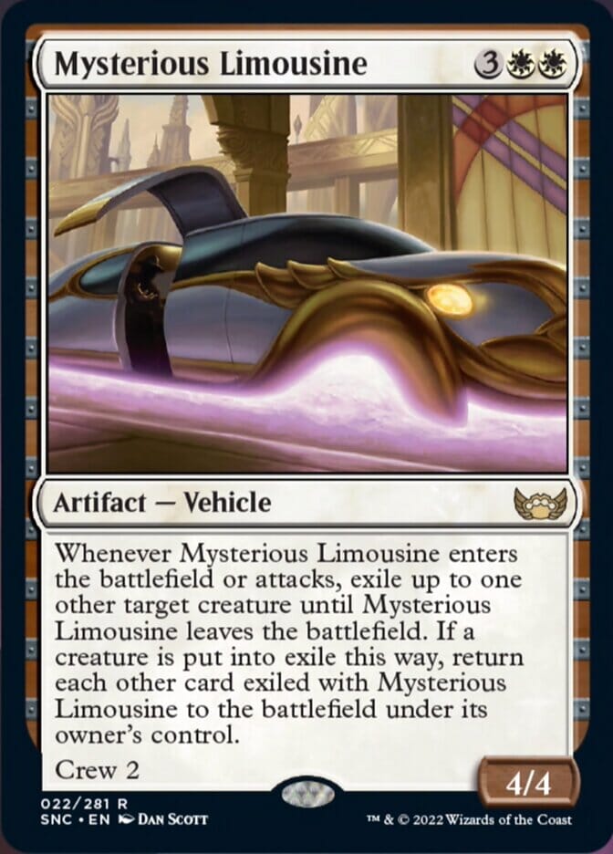 Mysterious Limousine [Streets of New Capenna] MTG Single Magic: The Gathering  | Multizone: Comics And Games