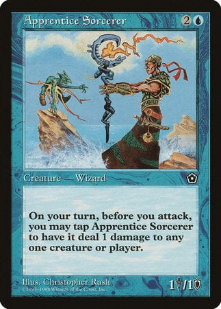 Apprentice Sorcerer [Portal Second Age] MTG Single Magic: The Gathering  | Multizone: Comics And Games