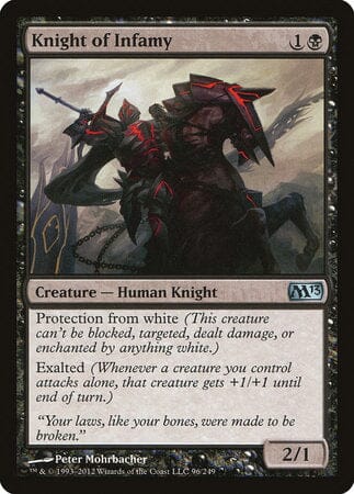 Knight of Infamy [Magic 2013] MTG Single Magic: The Gathering  | Multizone: Comics And Games