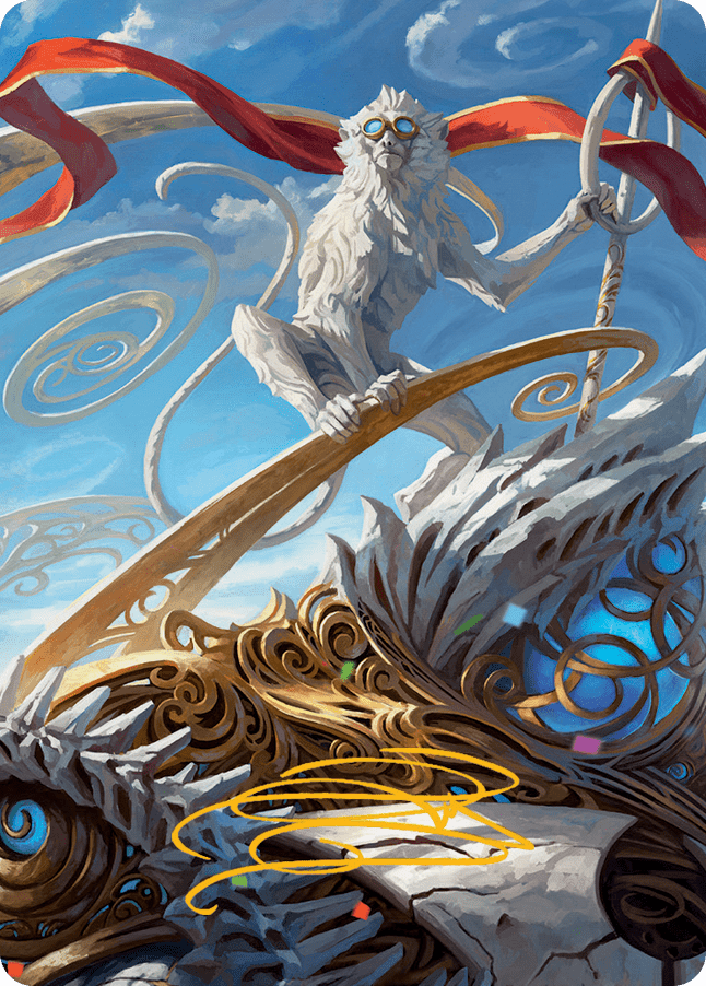 Ragavan, Nimble Pilferer Art Card (Gold-Stamped Signature) [March of the Machine Art Series] MTG Single Magic: The Gathering  | Multizone: Comics And Games