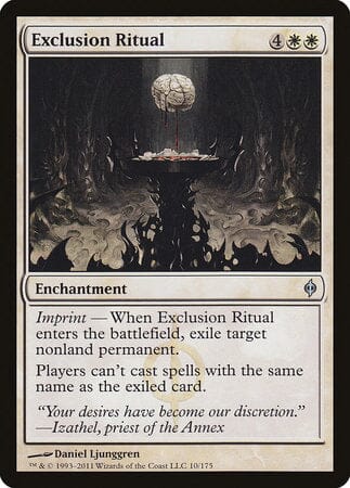 Exclusion Ritual [New Phyrexia] MTG Single Magic: The Gathering  | Multizone: Comics And Games