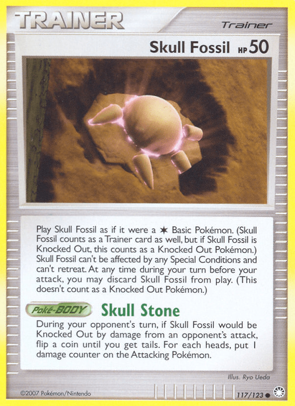 Skull Fossil (117/123) [Diamond & Pearl: Mysterious Treasures] Pokemon Single Pokémon  | Multizone: Comics And Games