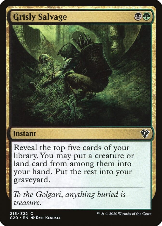 Grisly Salvage [Commander 2020] MTG Single Magic: The Gathering  | Multizone: Comics And Games