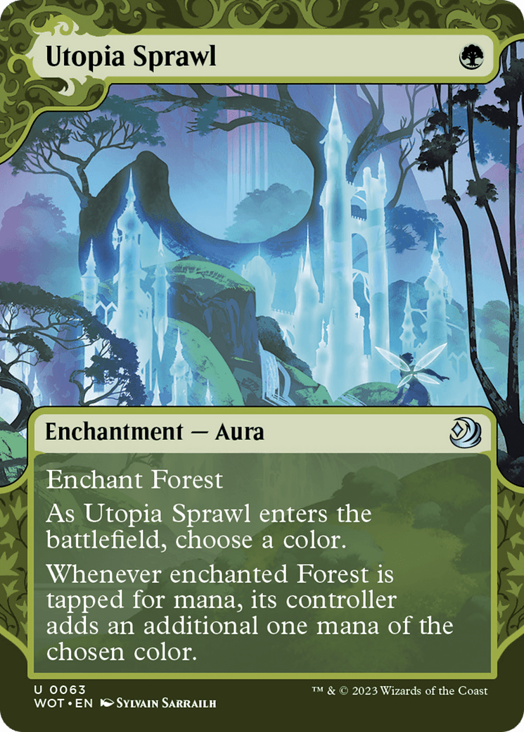 Utopia Sprawl [Wilds of Eldraine: Enchanting Tales] MTG Single Magic: The Gathering  | Multizone: Comics And Games
