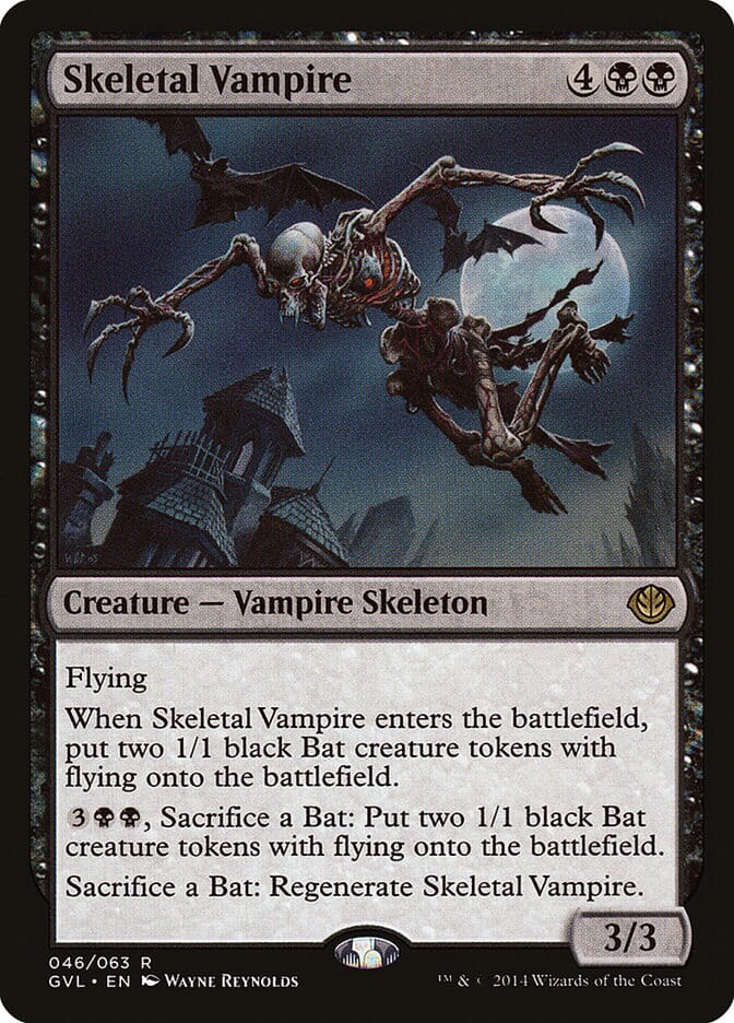 Skeletal Vampire (Garruk vs. Liliana) [Duel Decks Anthology] MTG Single Magic: The Gathering  | Multizone: Comics And Games